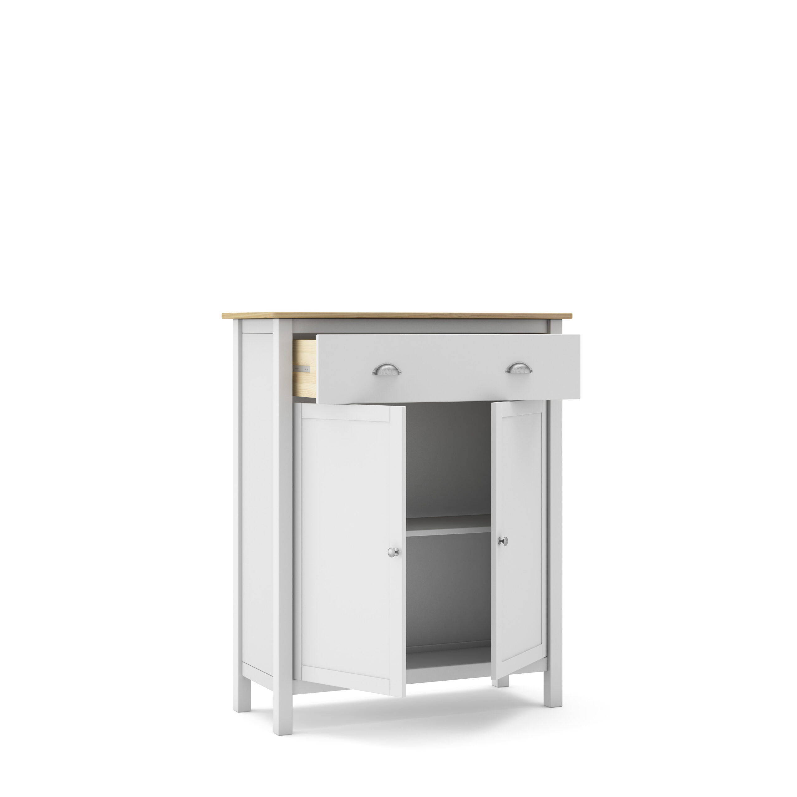 MUEBLE AUX. MISTI 2P1C BLANCO/ROBLE - Imagen 7