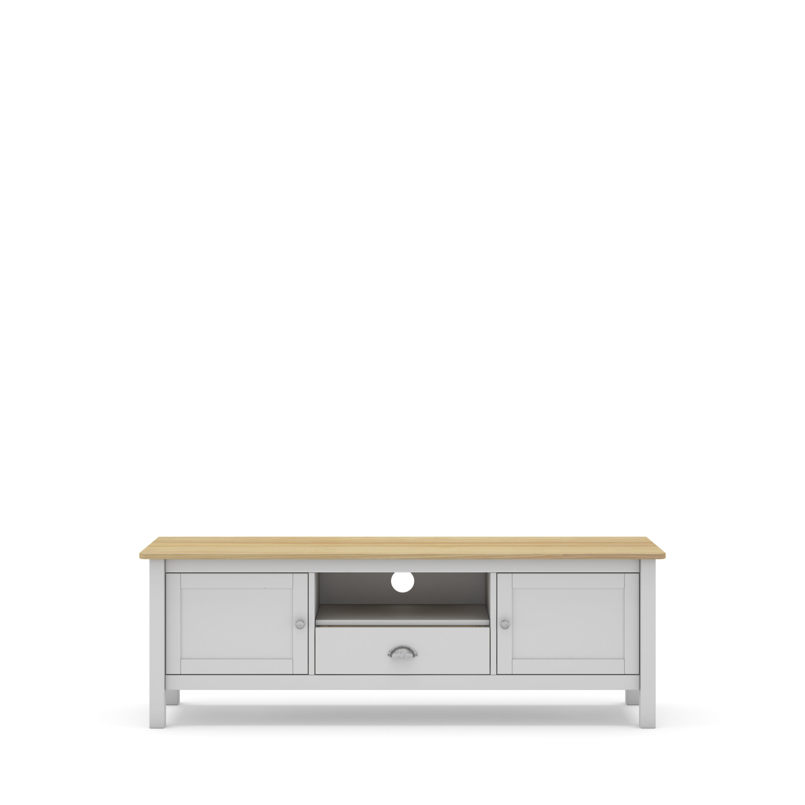 MUEBLE TV MISTI 2P1C1H BLANCO/ROBLE - Imagen 7
