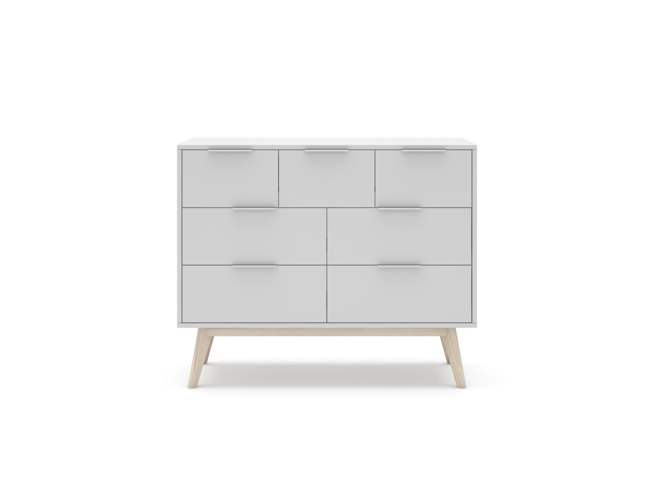 COMODA CAMPUS 4+3C BLANCO/CERA BLANCA - Imagen 7