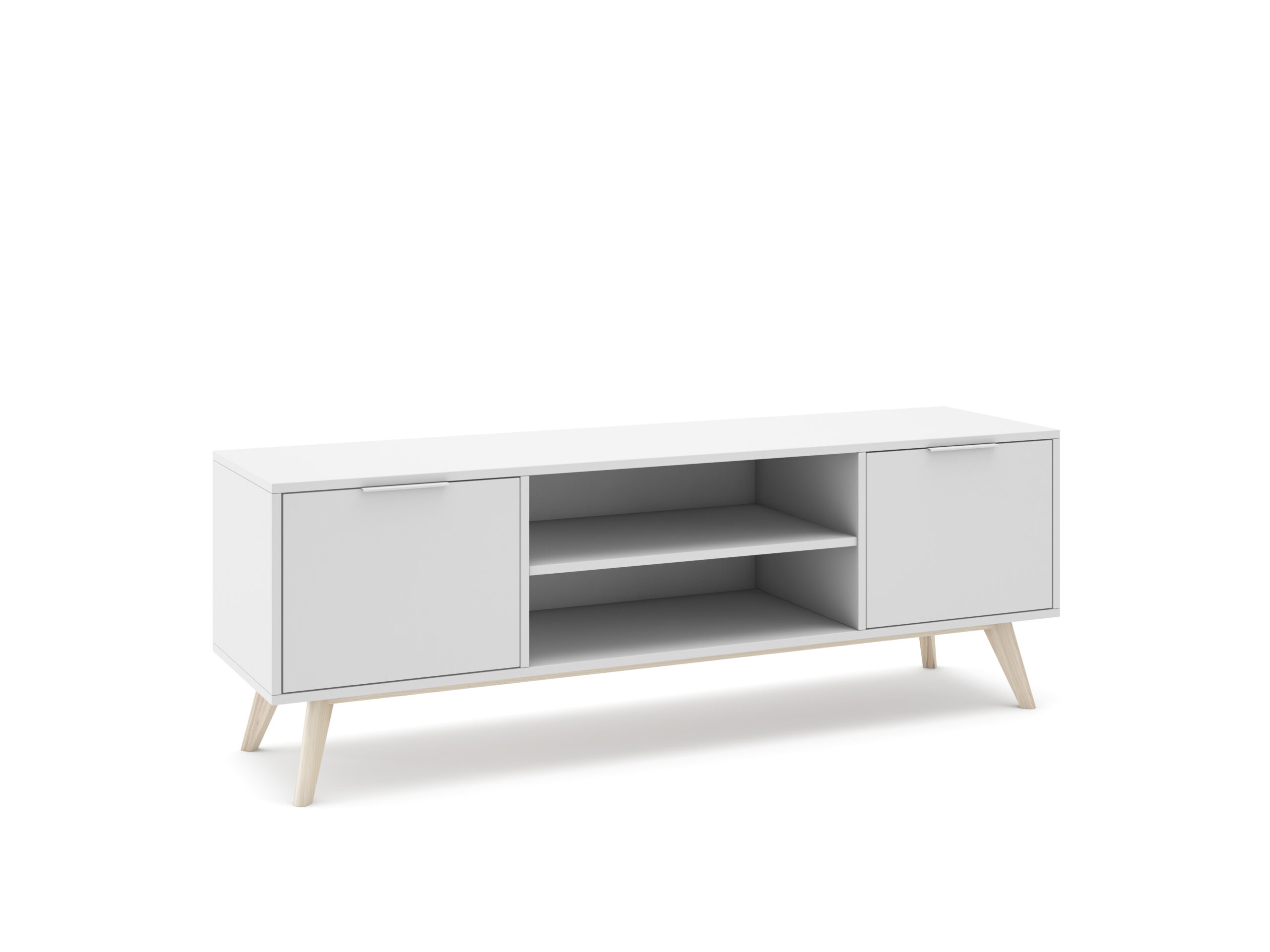 MUEBLE TV CAMPUS 2P2H BLANCO/CERA BLANCA