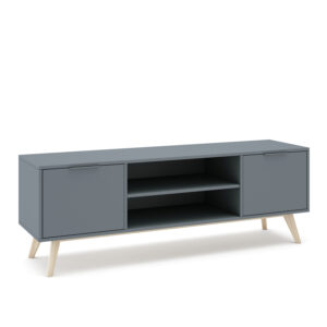 MUEBLE TV PISCO 2P2H VERDE KAKI 444C/CERA BLANCA