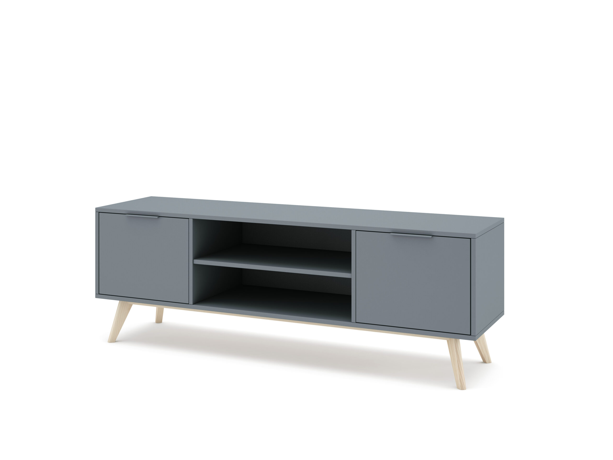 MUEBLE TV PISCO 2P2H VERDE KAKI 444C/CERA BLANCA - Imagen 5