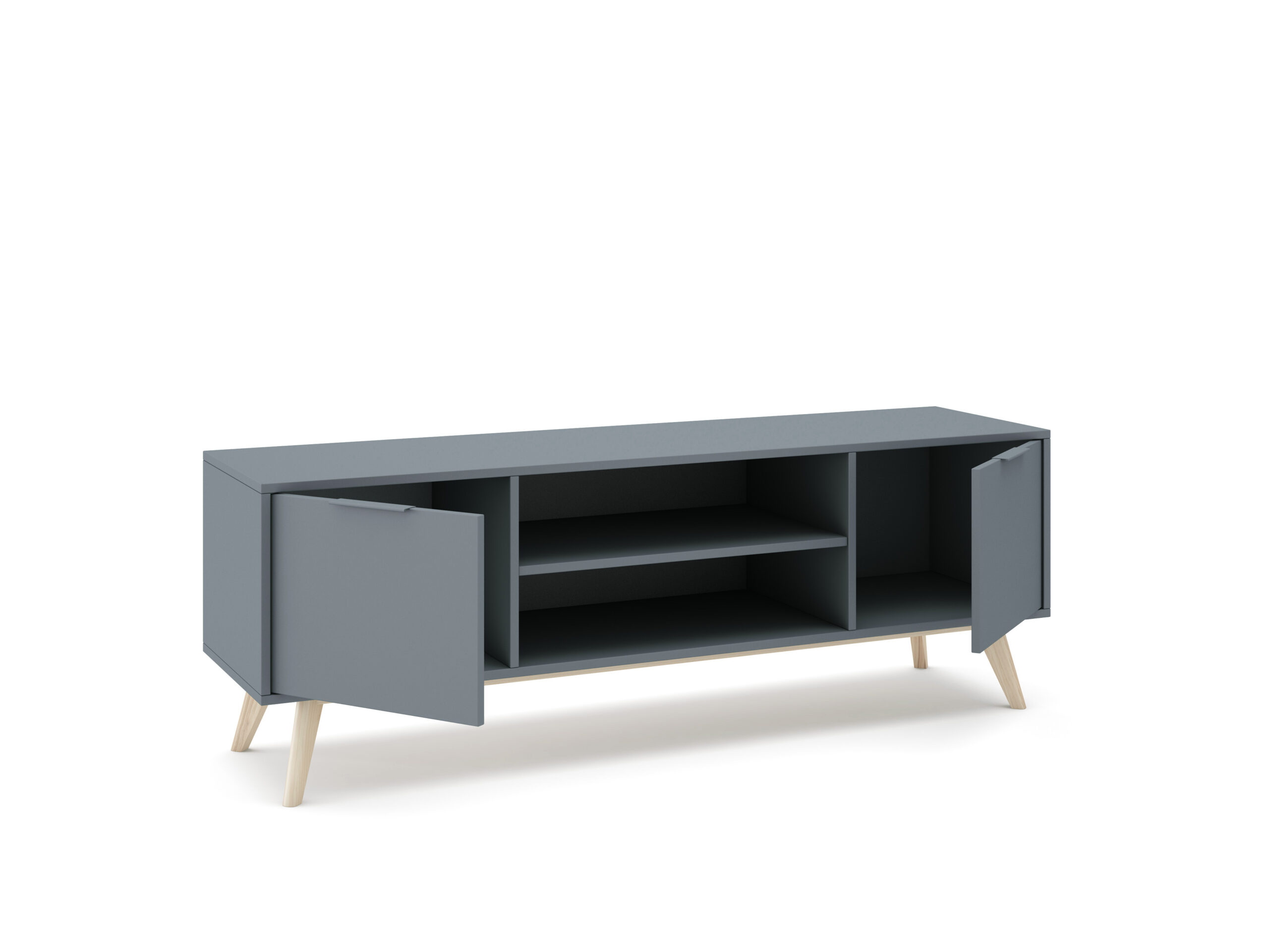 MUEBLE TV PISCO 2P2H VERDE KAKI 444C/CERA BLANCA - Imagen 8