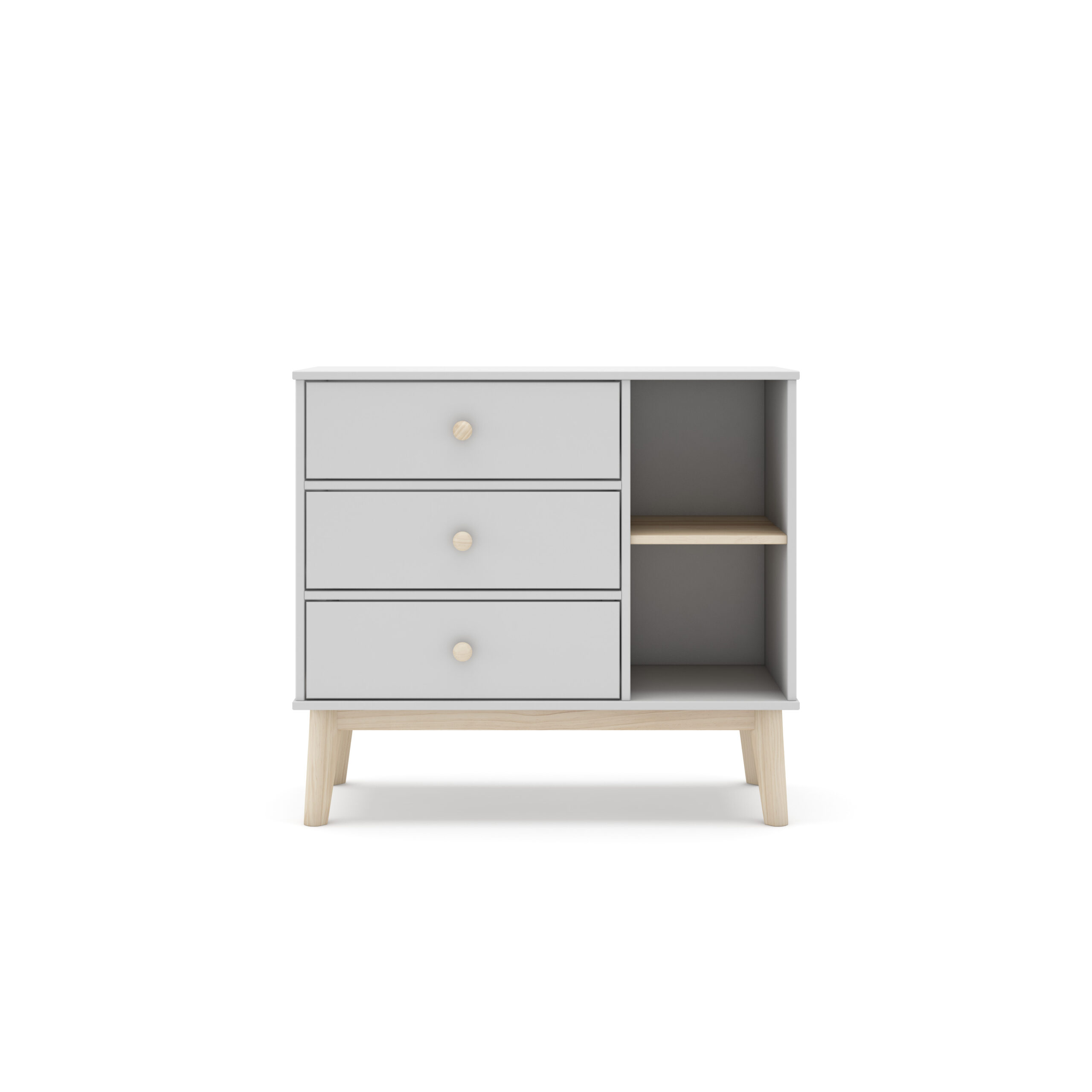 COMODA ESTEBAN 3C2H BLANCO/CERA BLANCA - Imagen 9