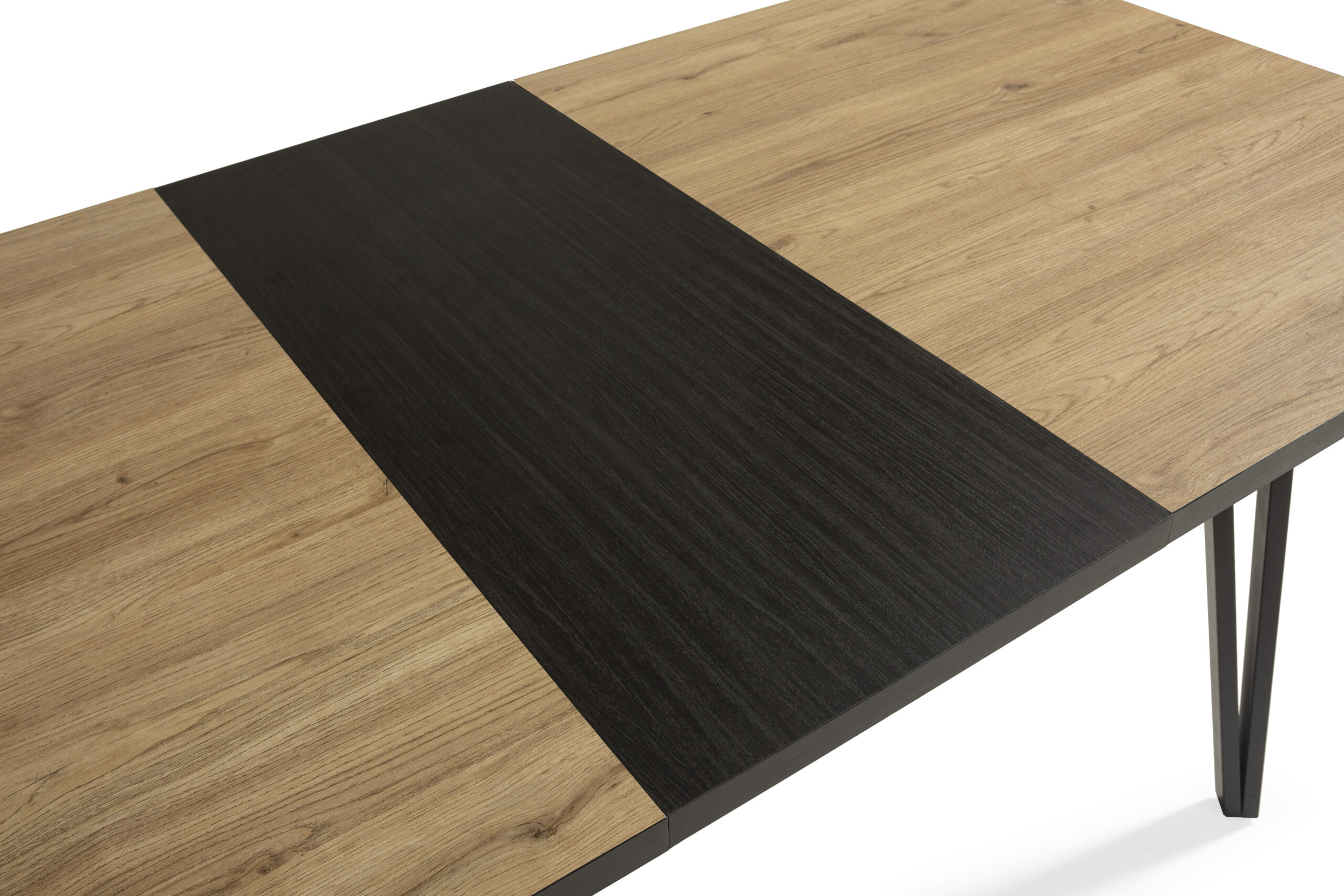 MESA RECT. Ext/Negro CLEO 140/180 NATURAL/CANTO BO - Imagen 10