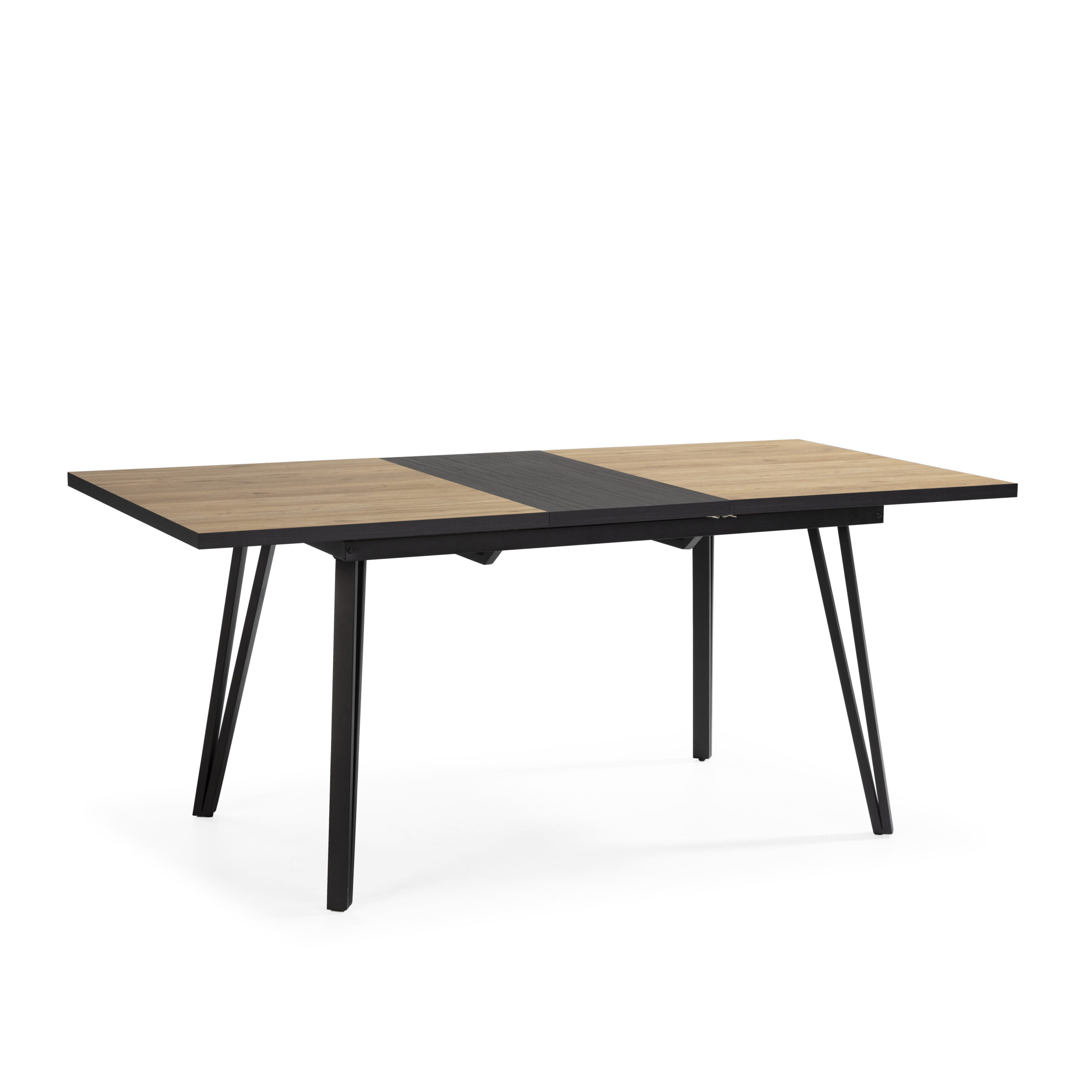 MESA RECT. Ext/Negro CLEO 140/180 NATURAL/CANTO BO - Imagen 13