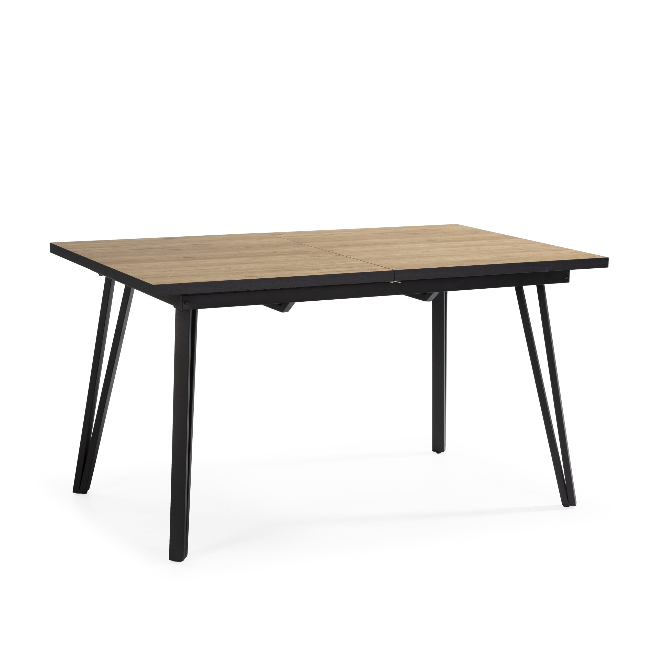 MESA RECT. Ext/Negro CLEO 140/180 NATURAL/CANTO BO - Imagen 14