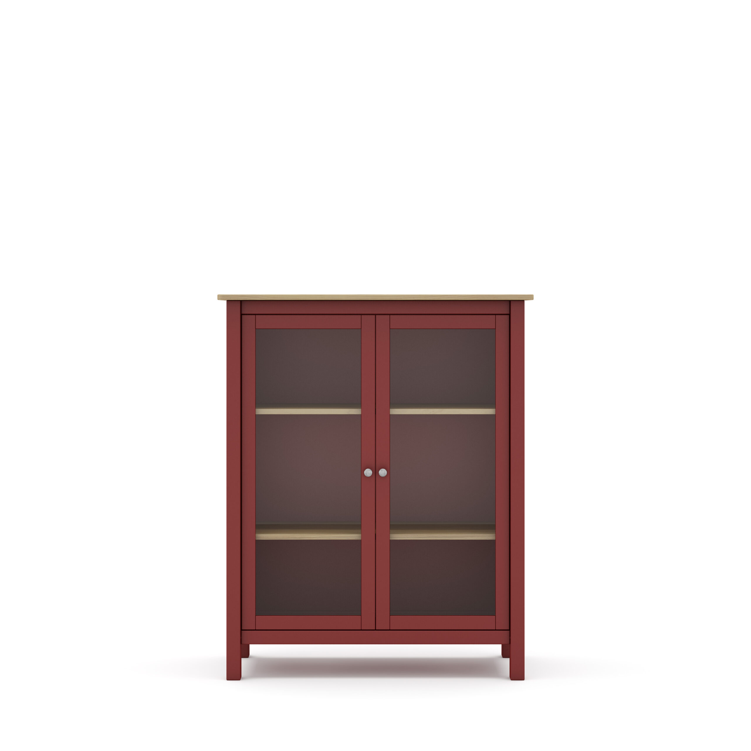 VITRINA MISTI 2P BURDEOS/ROBLE - Imagen 10