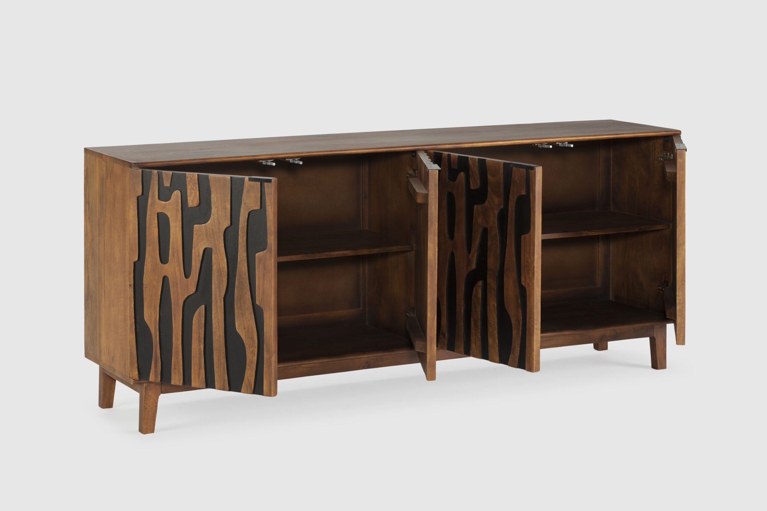 APARADOR KANTU 4P MADERA MANGO - Imagen 6