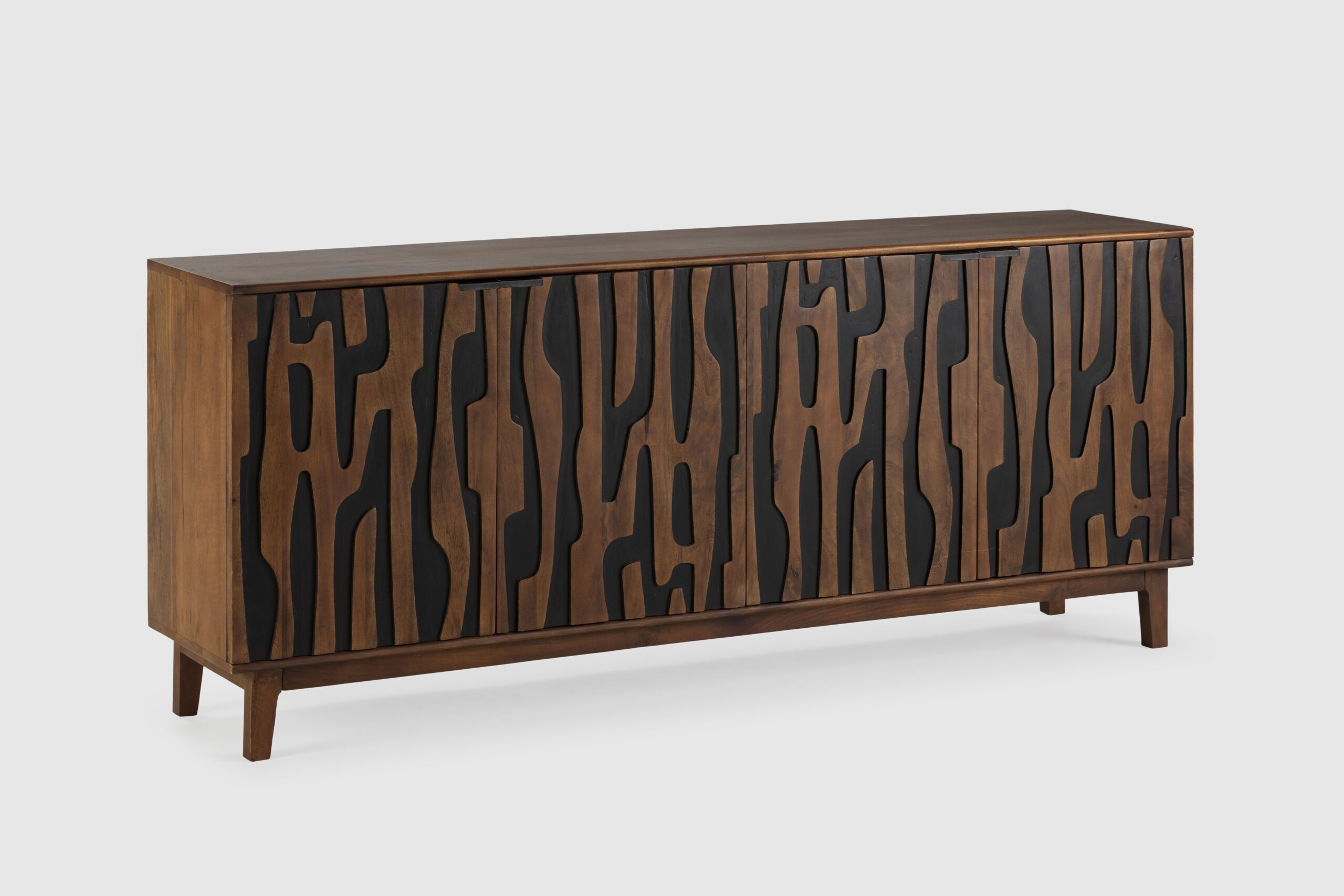 APARADOR KANTU 4P MADERA MANGO