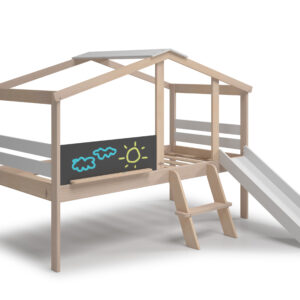 CAMA 0.90 TOBOGAN CERA BLANCA/BLANCO