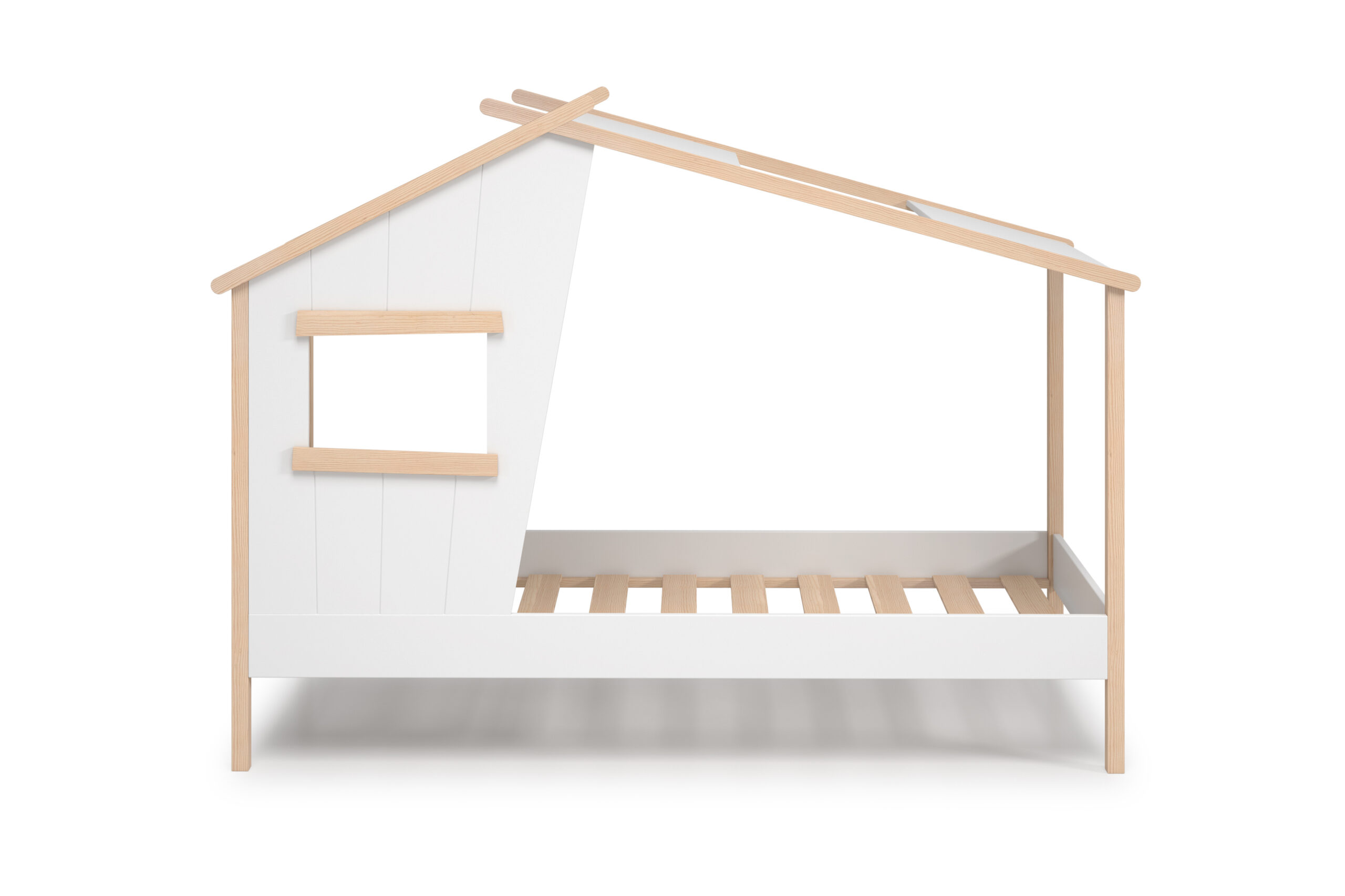 CAMA CABAÑA LUBA 90CM BLANCO/CERA BLANCA - Imagen 9