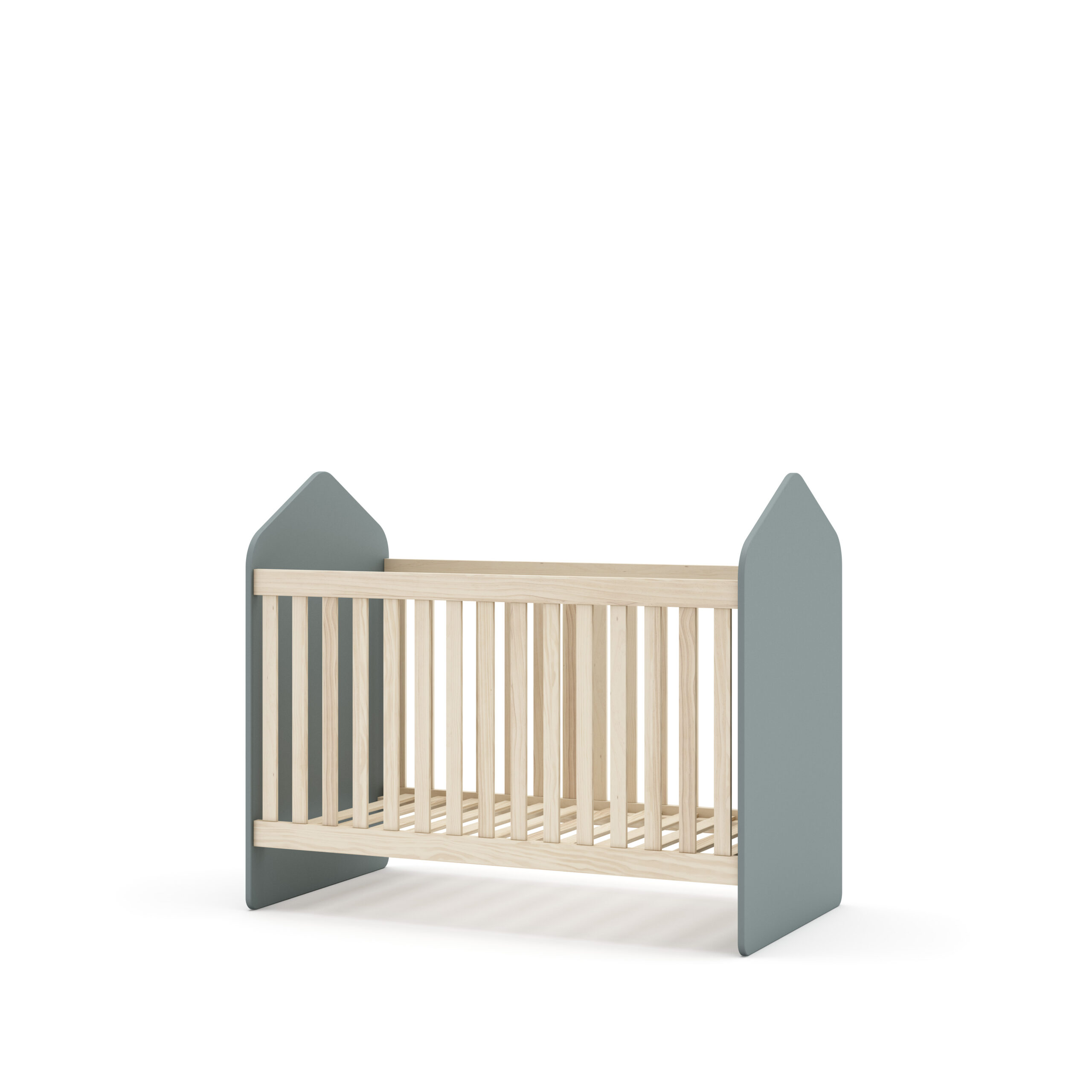 CUNA ESTEFANIA VERDE KAKI 444C/CERA BLANCA - Imagen 5