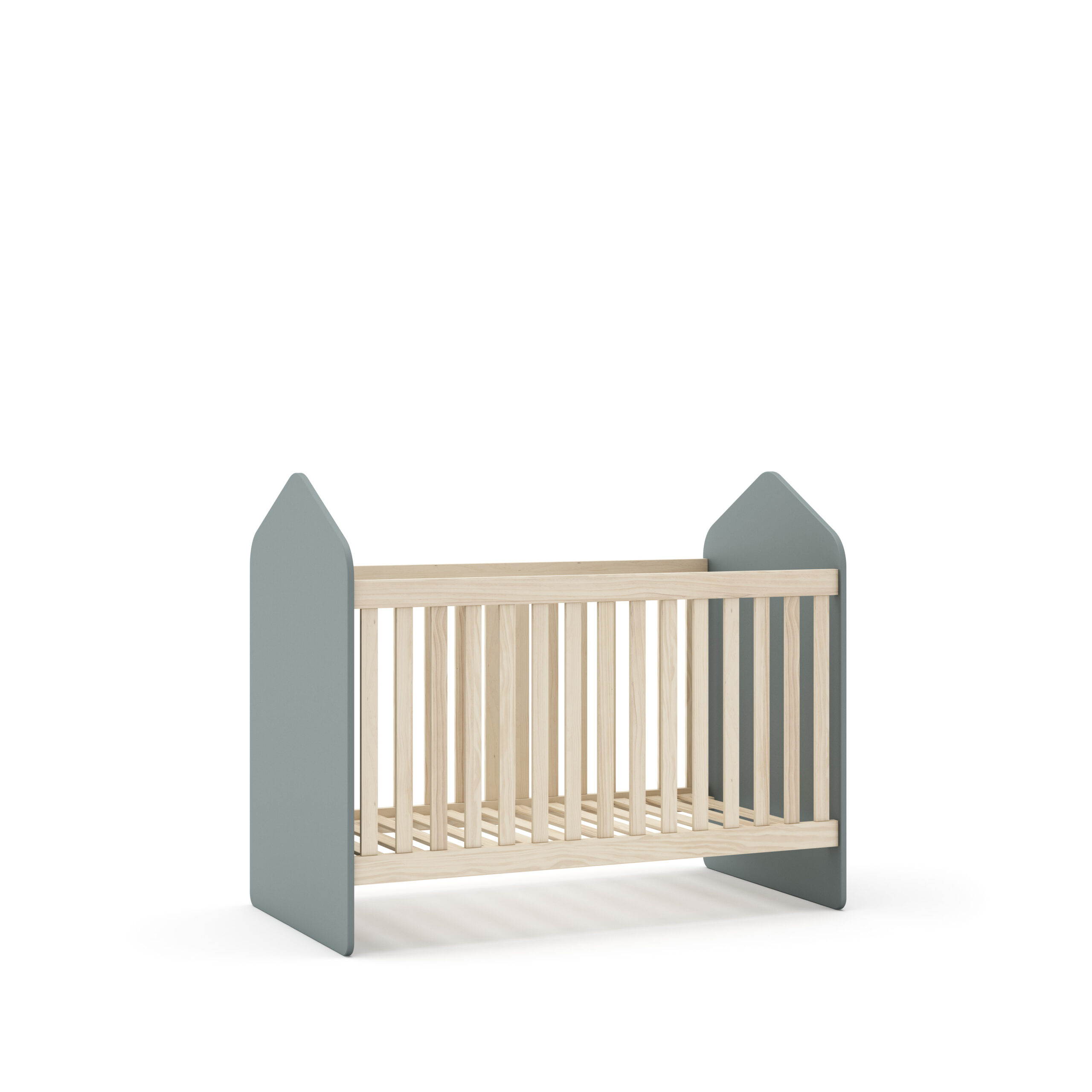 CUNA ESTEFANIA VERDE KAKI 444C/CERA BLANCA