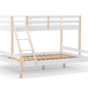 LITERA LIVIA 90/140X190 BLANCO/CERA BLANCA C/SM