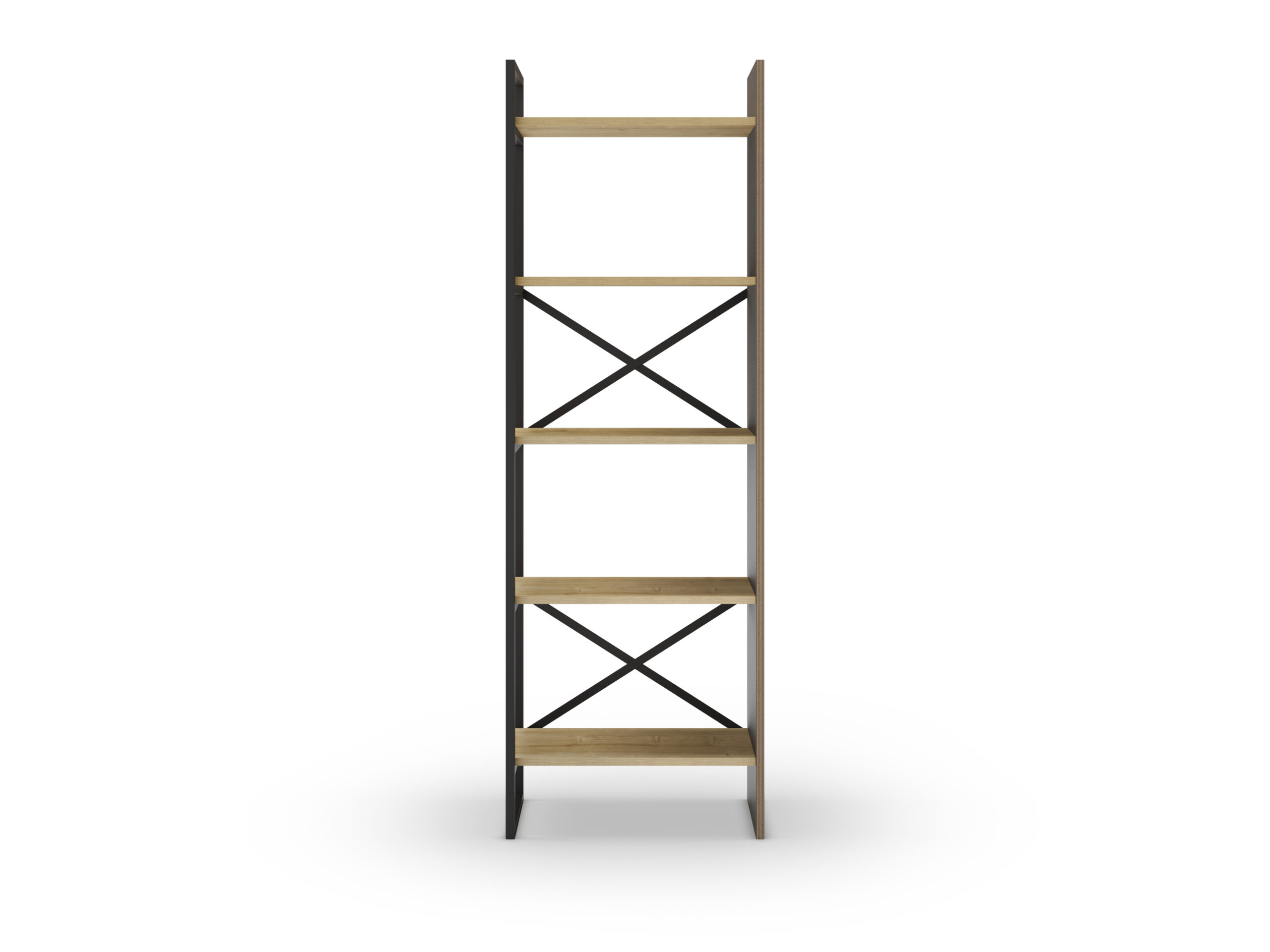 ESTANTERIA ARA 58CM ROBLE/NEGRO SILKY - Imagen 5