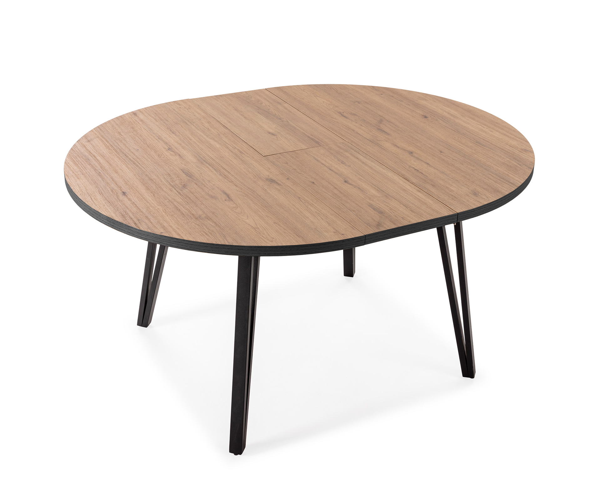 MESA REDONDA Ext/Nat CLEO 120/150 NATURAL/CANTO BO - Imagen 7