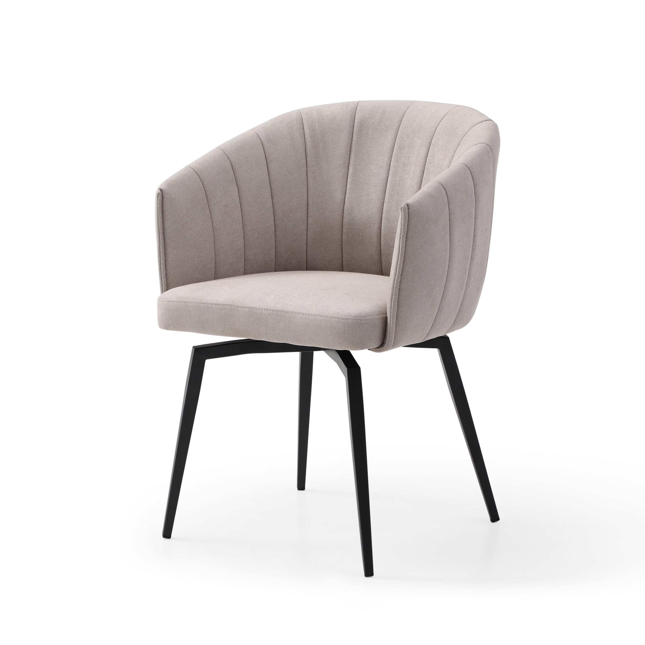 SILLON GIRATORIO ENKA TAUPE 1P/CAJA - Imagen 4