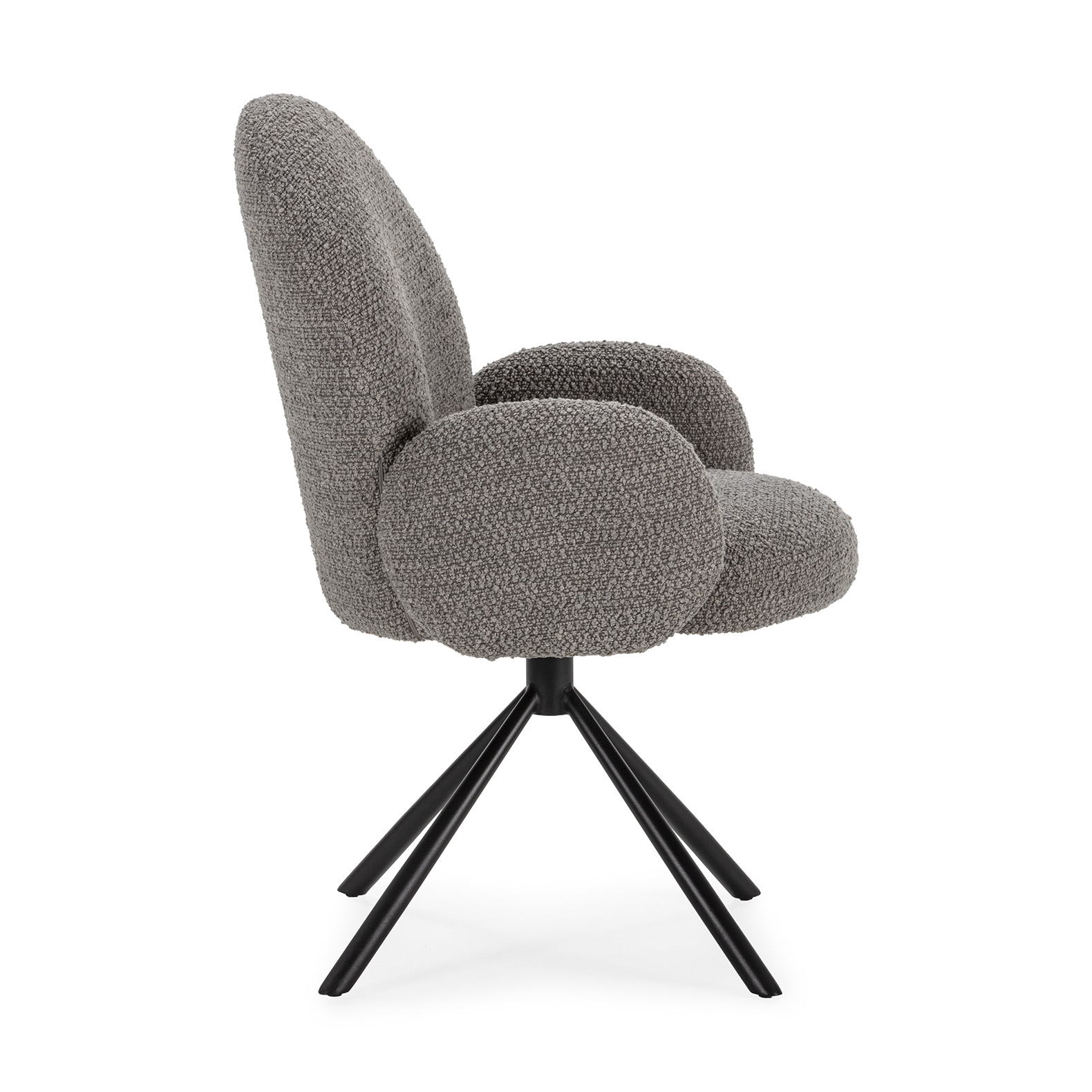 SILLON GIRATORIO DARIO GRIS CLARO 1P/CAJA - Imagen 5