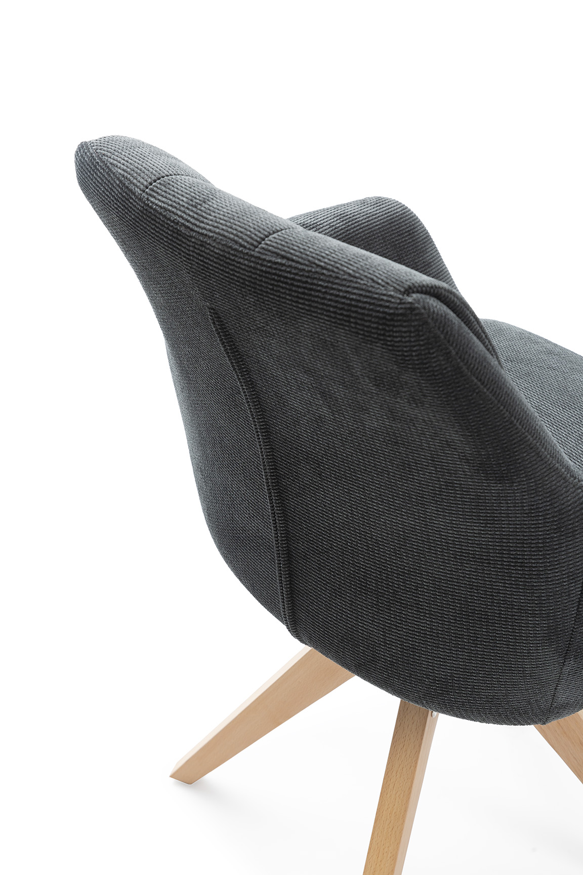 SILLON GIRATORIO LEIRE GRIS ANTRACITA 2P/CAJA - Imagen 8