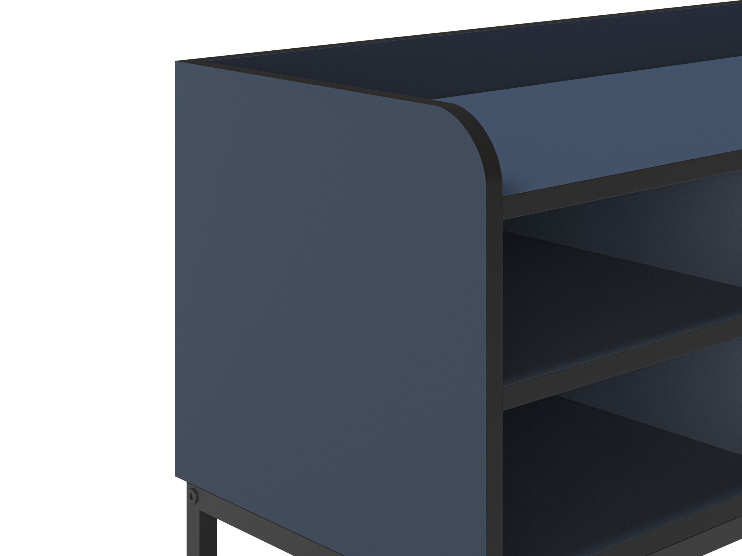 MUEBLE TV ADARA 3P2H 160CM AZUL/NEGRO - Imagen 5