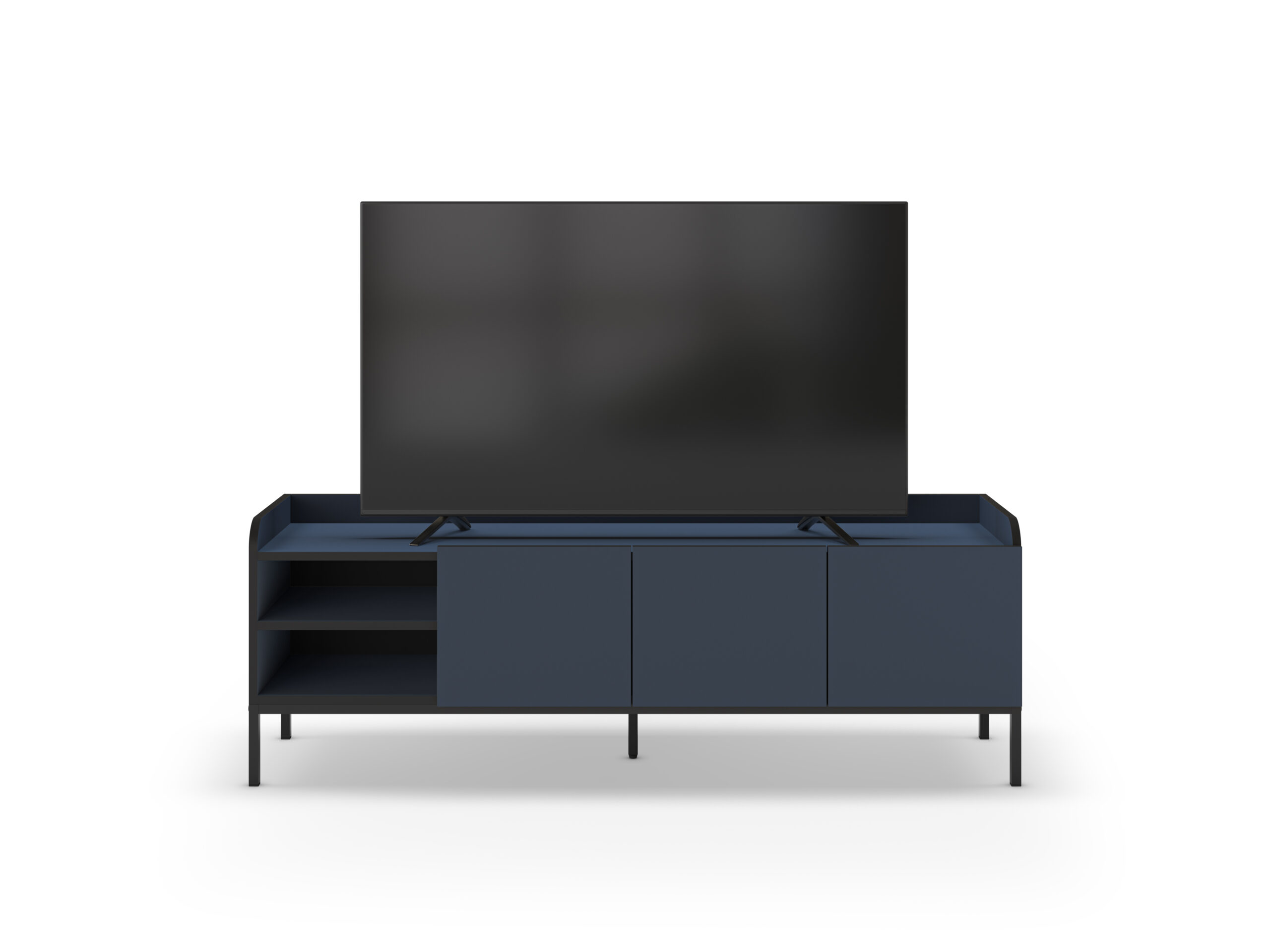 MUEBLE TV ADARA 3P2H 160CM AZUL/NEGRO - Imagen 9