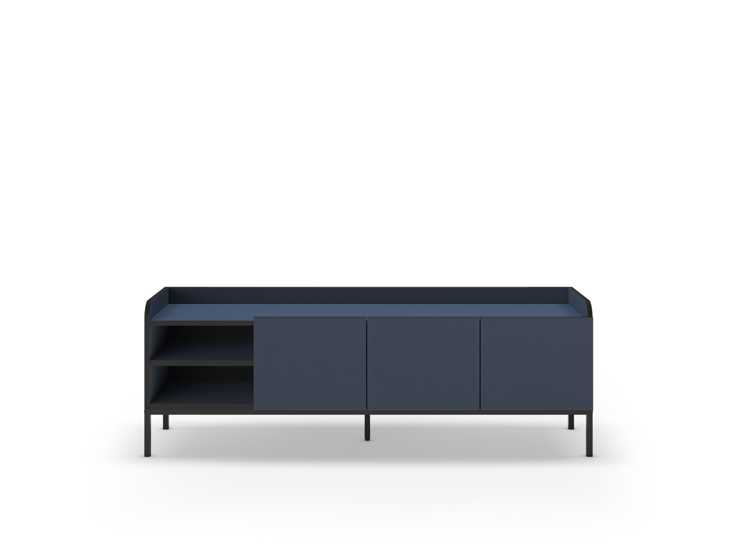 MUEBLE TV ADARA 3P2H 160CM AZUL/NEGRO - Imagen 10