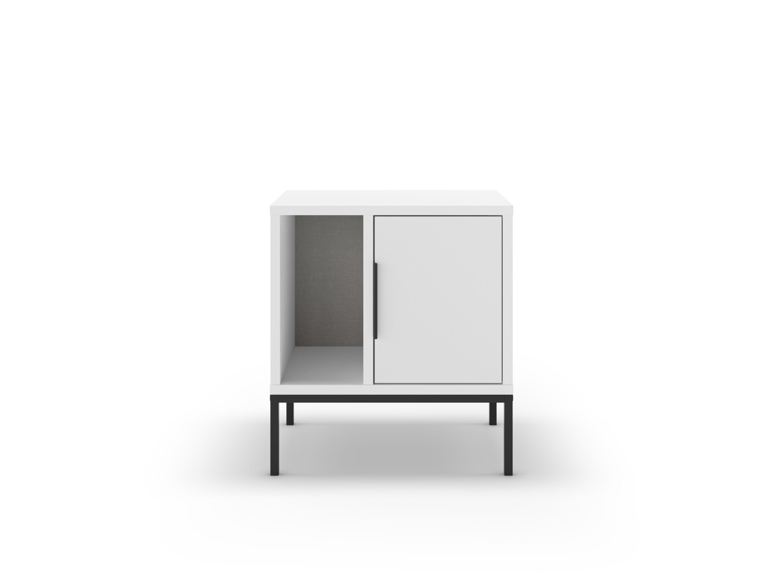 MESITA LANI 1P1H BLANCO PATA RECTA - Imagen 7