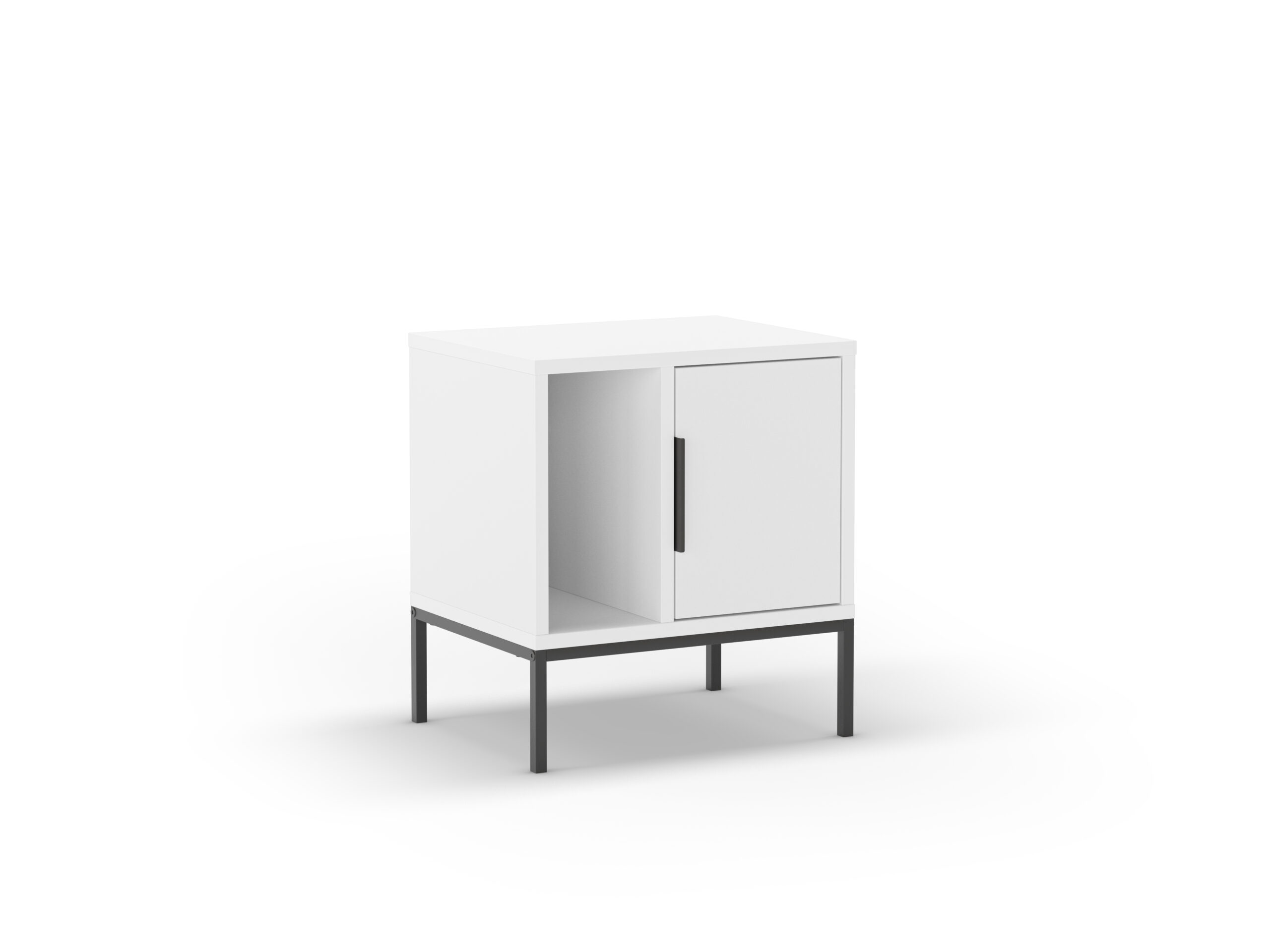 MESITA LANI 1P1H BLANCO PATA RECTA