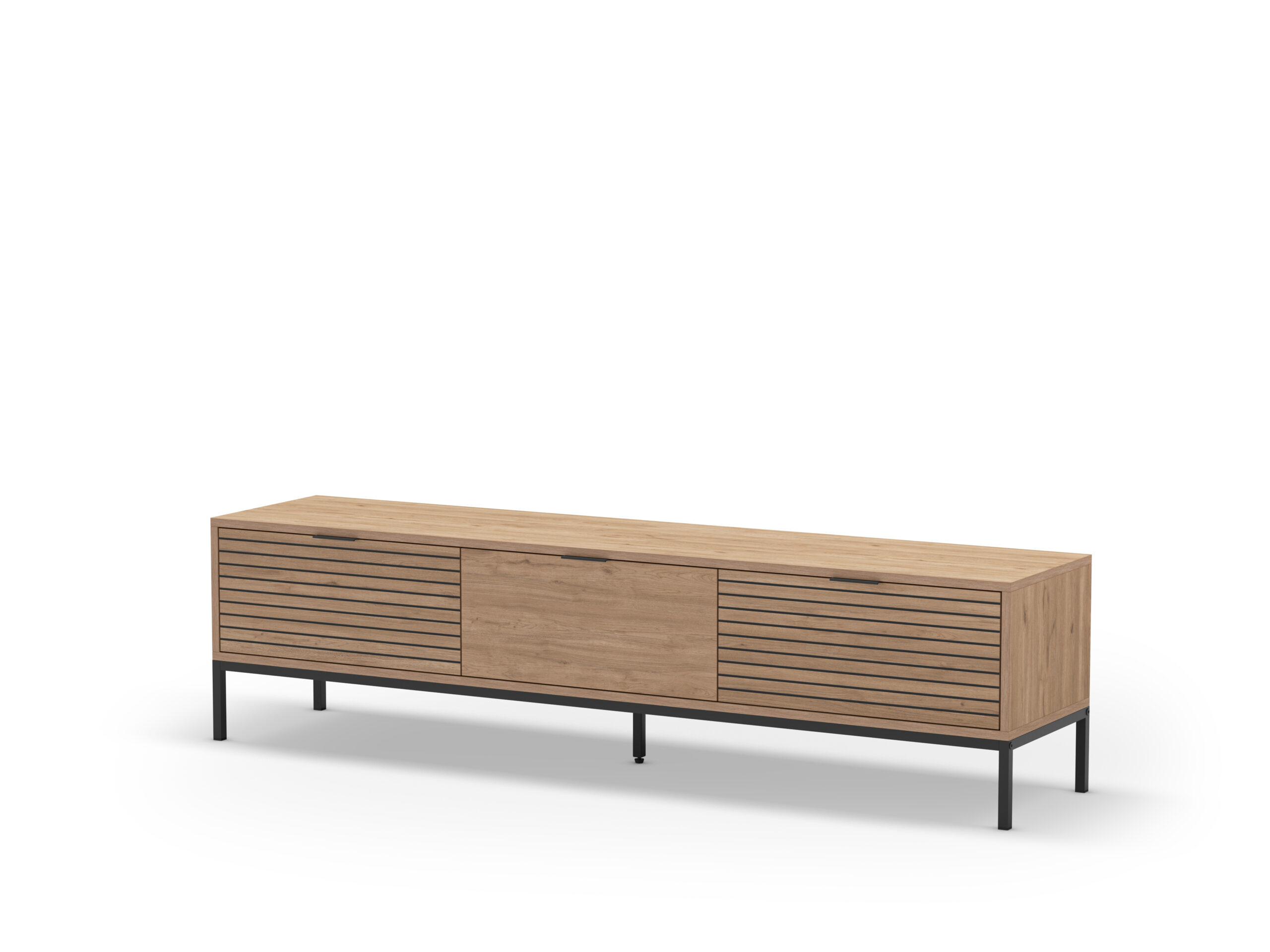 MUEBLE TV ARIEL 3C 180CM SEPET PATA METAL - Imagen 6