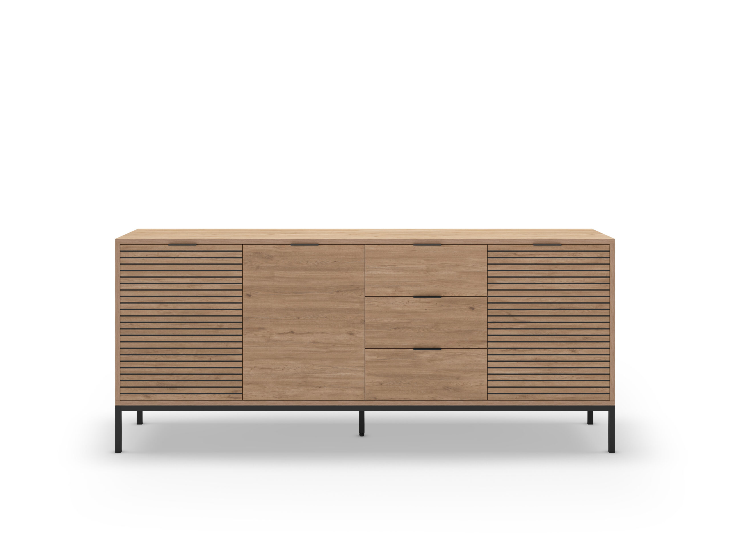 APARADOR ARIEL 3P3C 180CM SEPET PATA METAL - Imagen 8