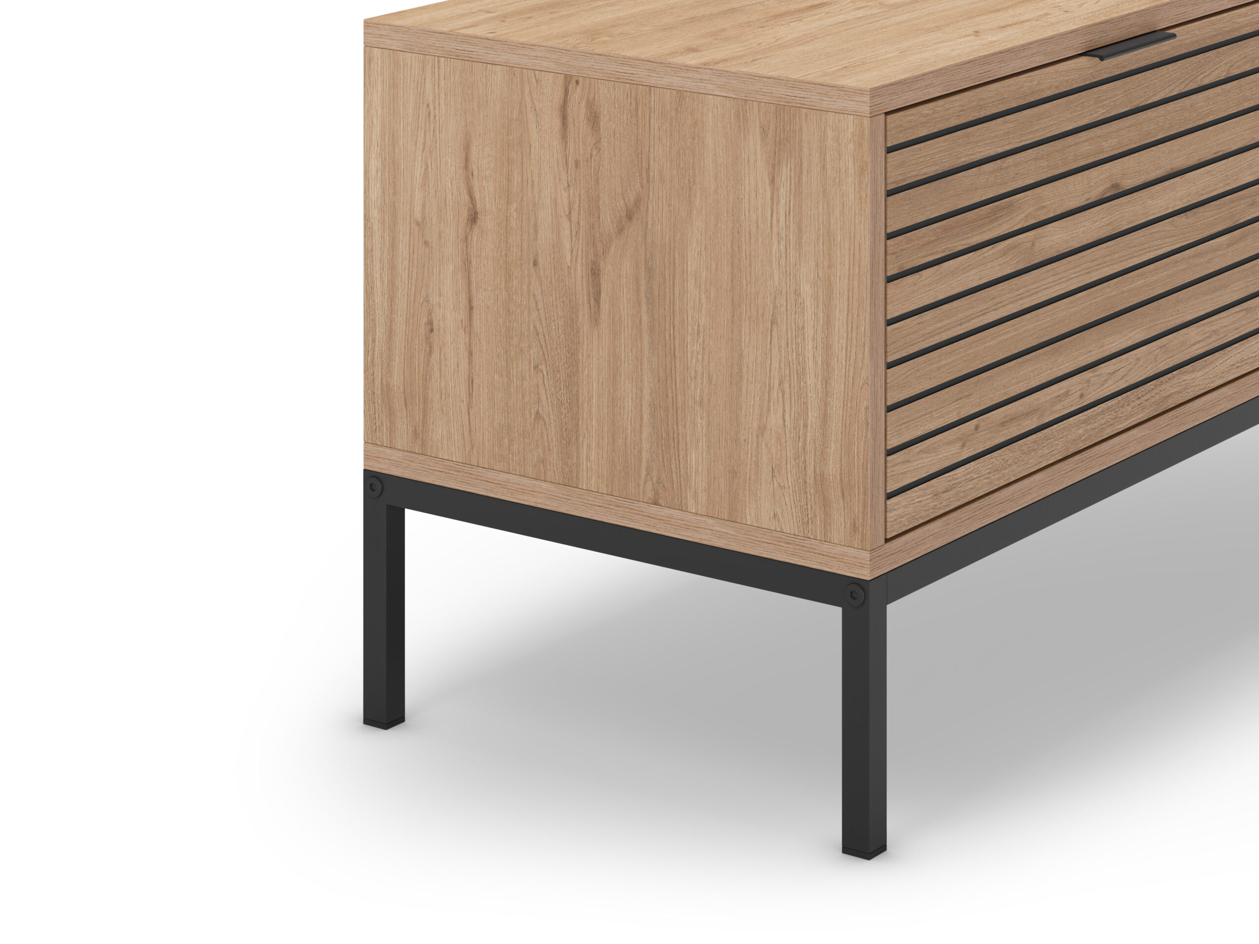 MUEBLE TV ARIEL 2C SEPET PATA METAL - Imagen 4