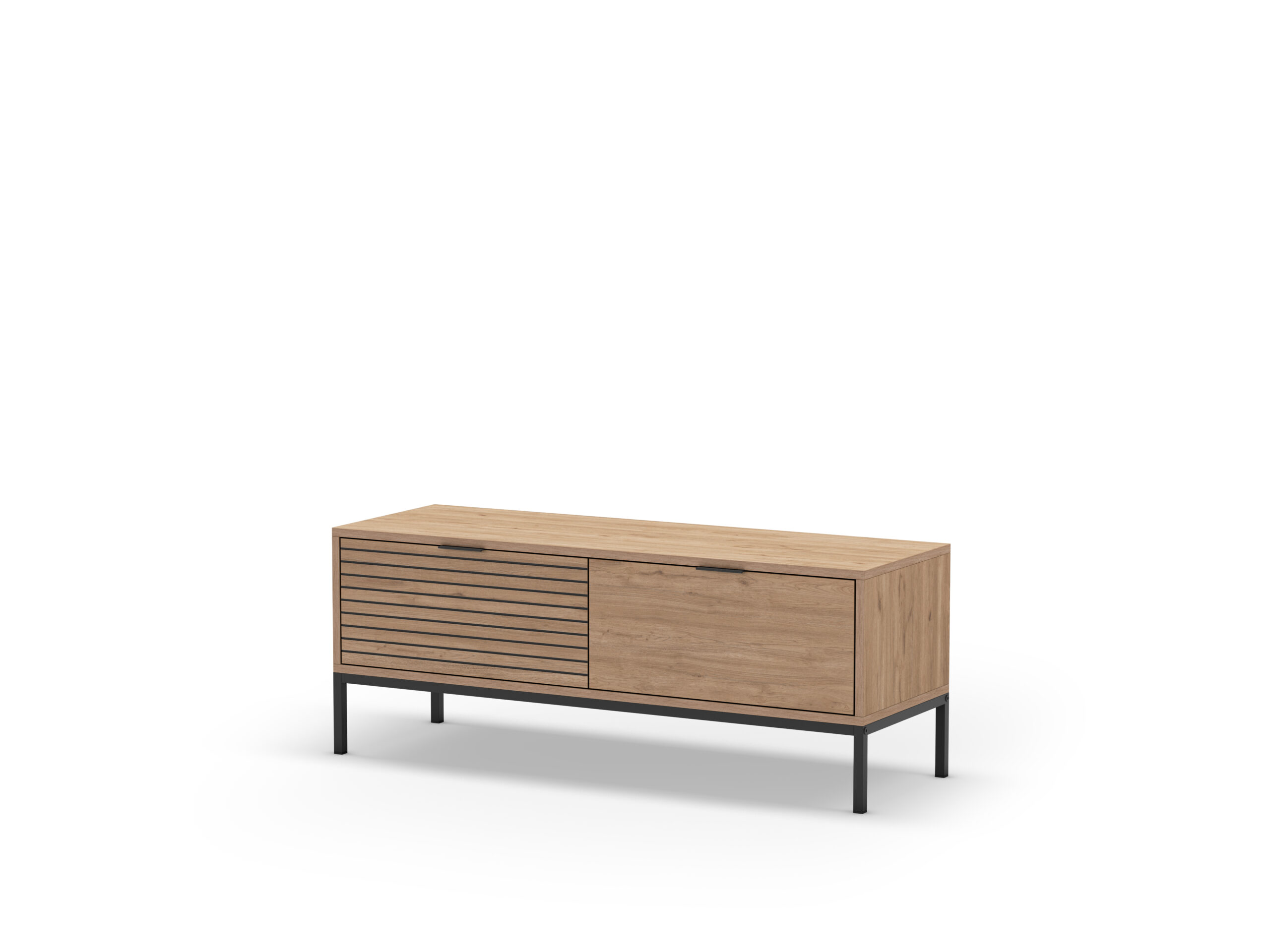 MUEBLE TV ARIEL 2C SEPET PATA METAL - Imagen 5