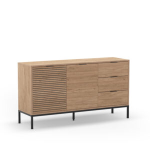 APARADOR ARIEL 2P3C 140CM SEPET PATA METAL