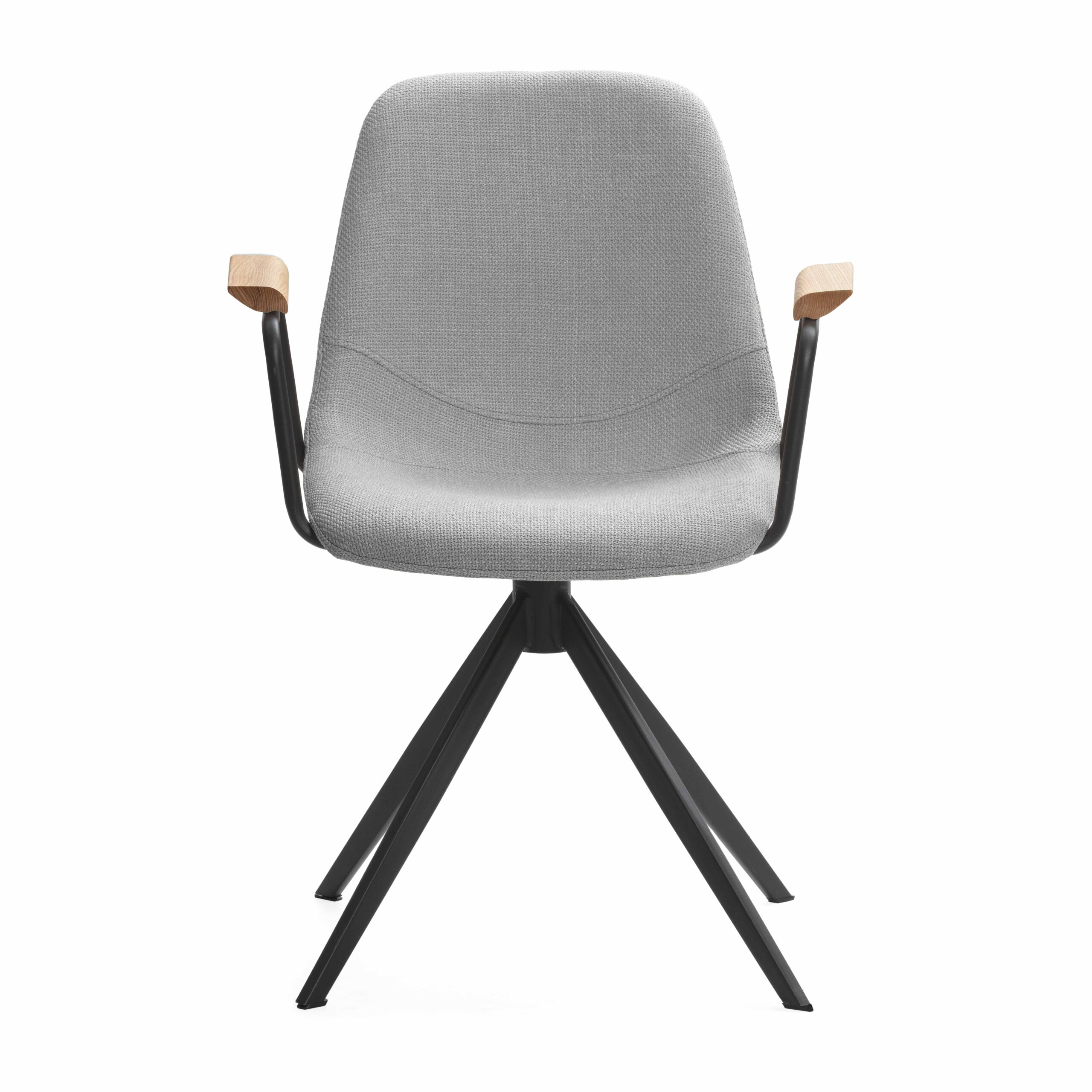 SILLA GIRATORIA TALI C/BRAZOS GRIS CLARO 2P/CAJA - Imagen 8