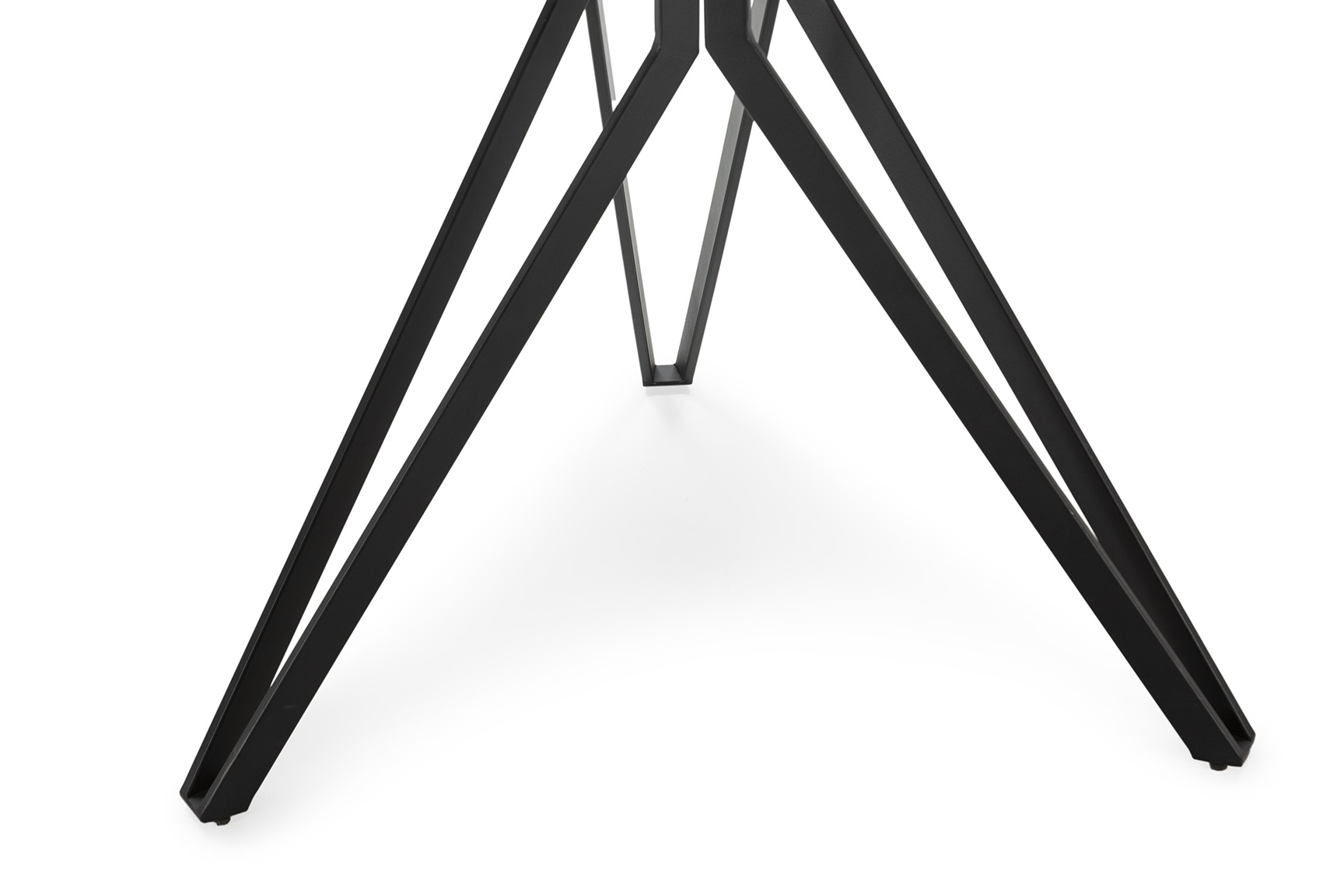 MESA REDONDA AINA 120CM GRIS CLARO PATAS METAL NEG - Imagen 4