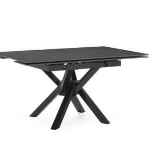 MESA CUADRADA EXT. ARLENE 90/150 GRIS OSCURO PATAS