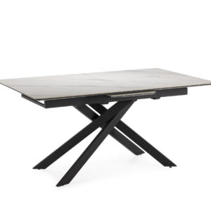 MESA RECT. EXT. BELMA 160/200 CERÁMICA BLANCO MATE