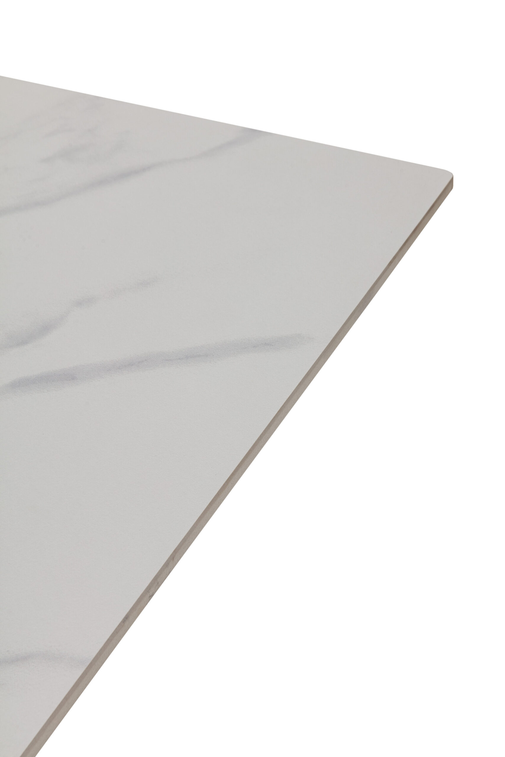 MESA RECT. BIMBA CERÁMICA BLANCA PIE NEGRO - Imagen 4