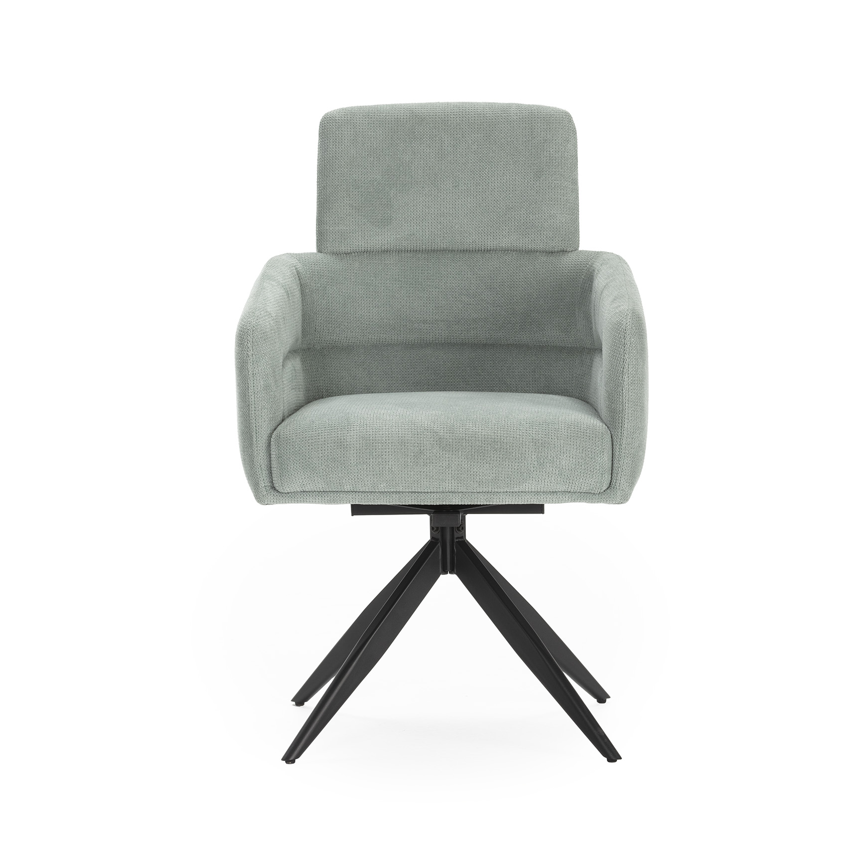 SILLON GIRATORIO AIXA TURQUESA/PATAS NEGRAS 2P/CAJ - Imagen 5