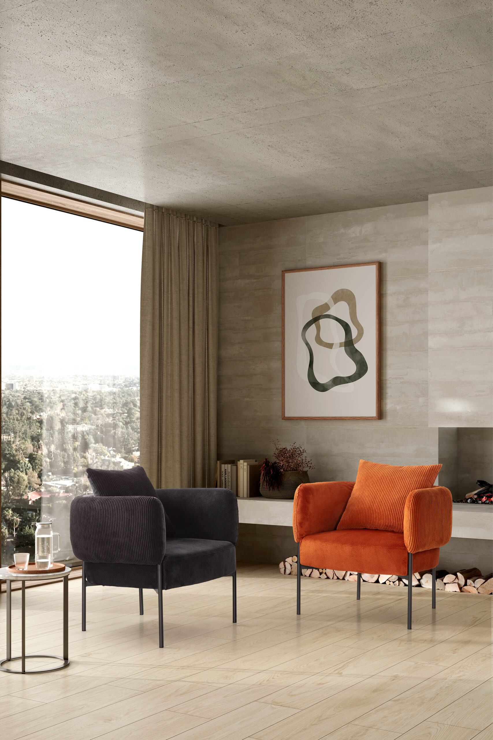 SILLON ARUNI NEGRO 1P/CAJA - Imagen 3