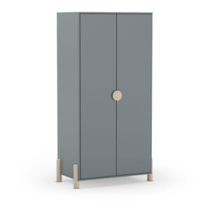 ARMARIO ENOLA 2P VERDE KAKI 444C/CERA BLANCA