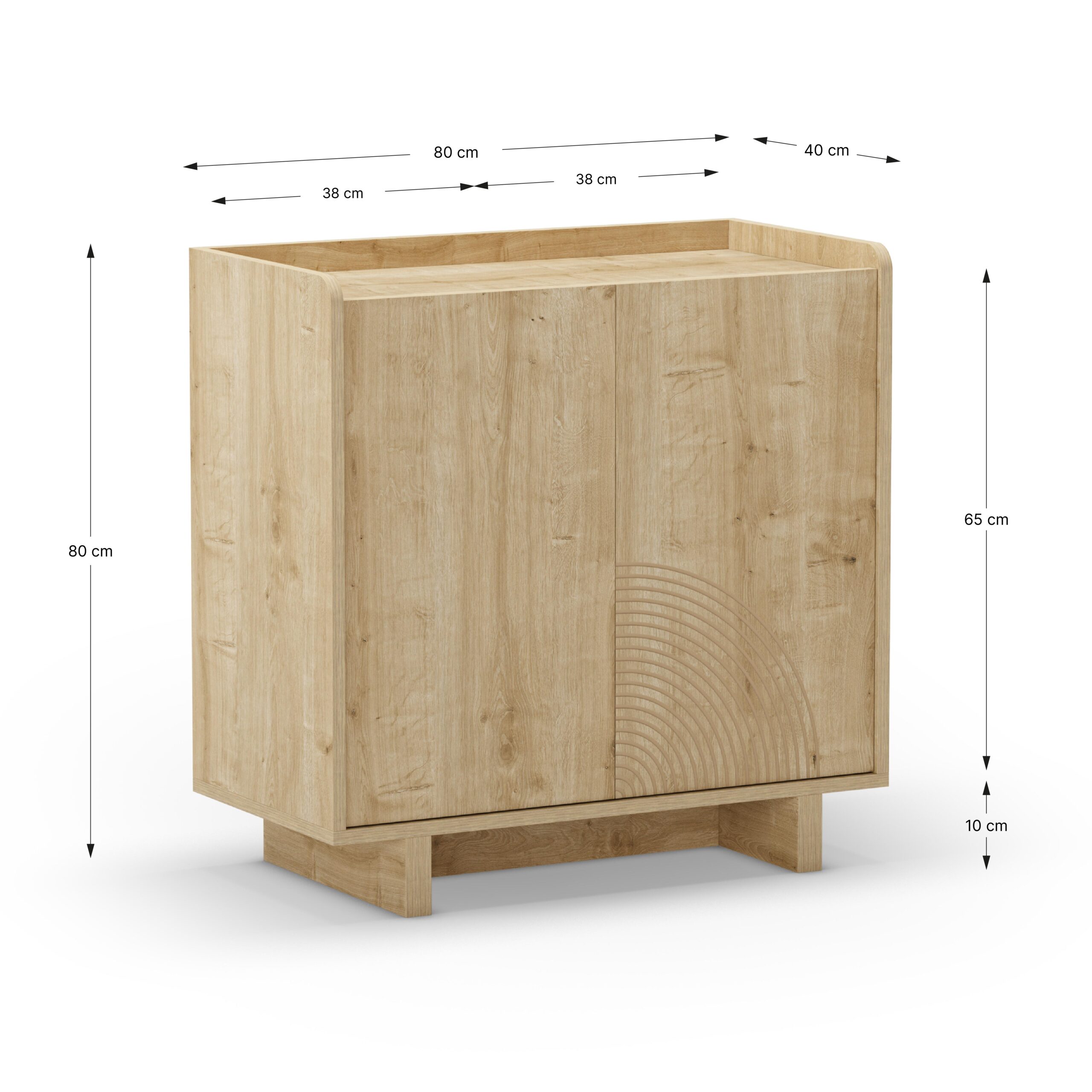 MUEBLE AUX. DAIRA 2P ROBLE - Imagen 4