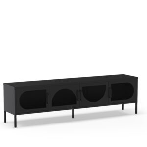 MUEBLE TV TAYRA 4P 180CM NEGRO