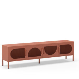MUEBLE TV TAYRA 4P 180CM TERRACOTA