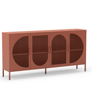 APARADOR TAYRA 4P 160CM TERRACOTA