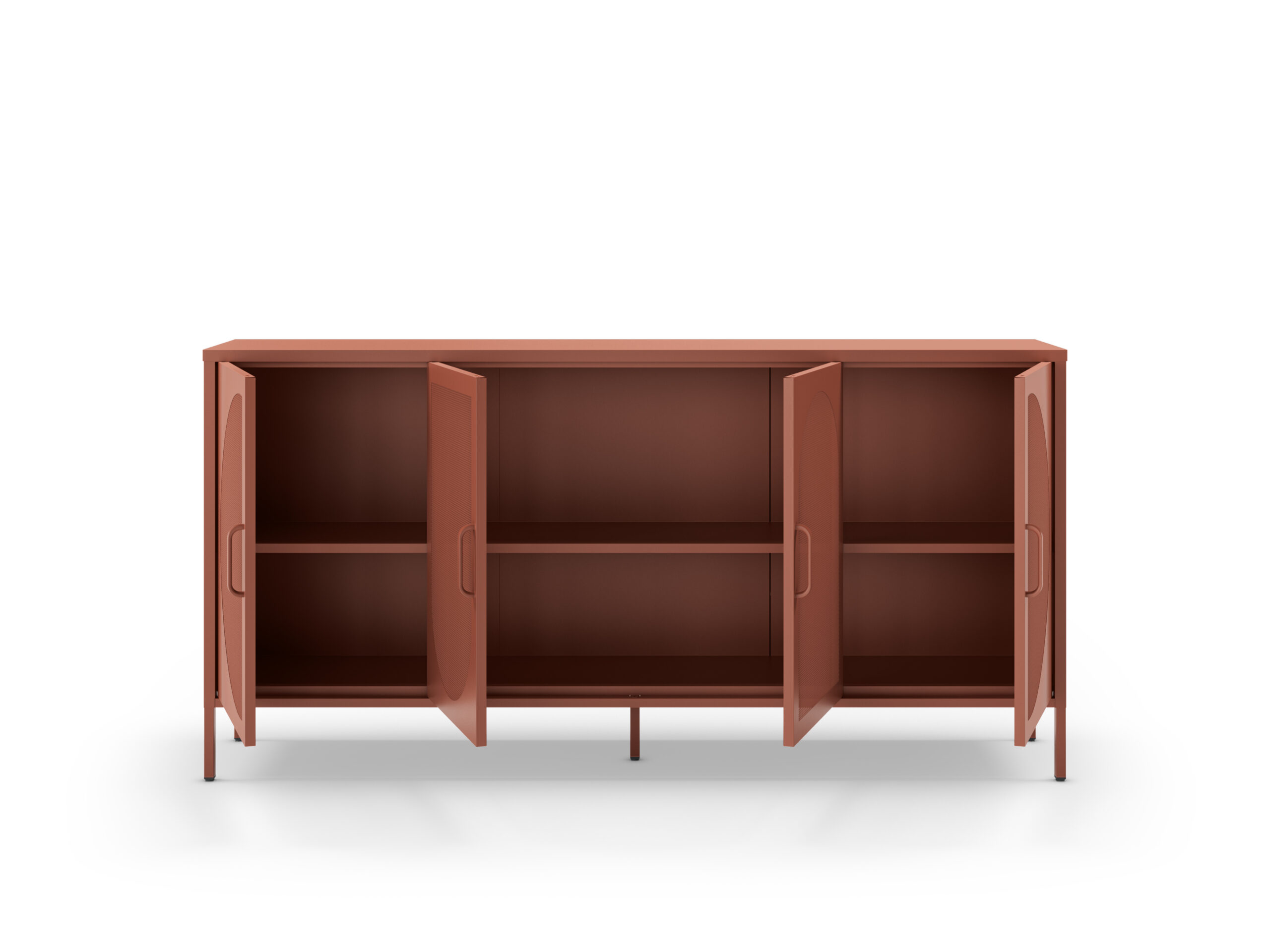 APARADOR TAYRA 4P 160CM TERRACOTA - Imagen 2