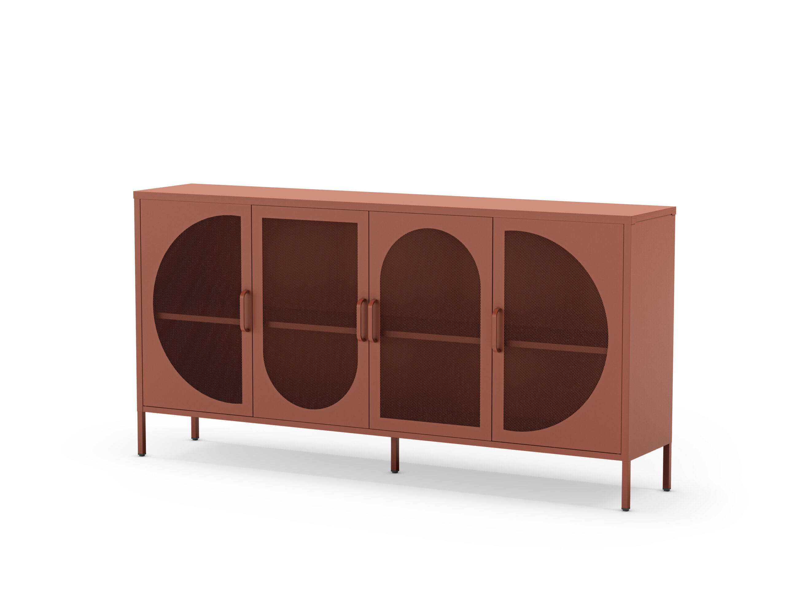 APARADOR TAYRA 4P 160CM TERRACOTA - Imagen 6