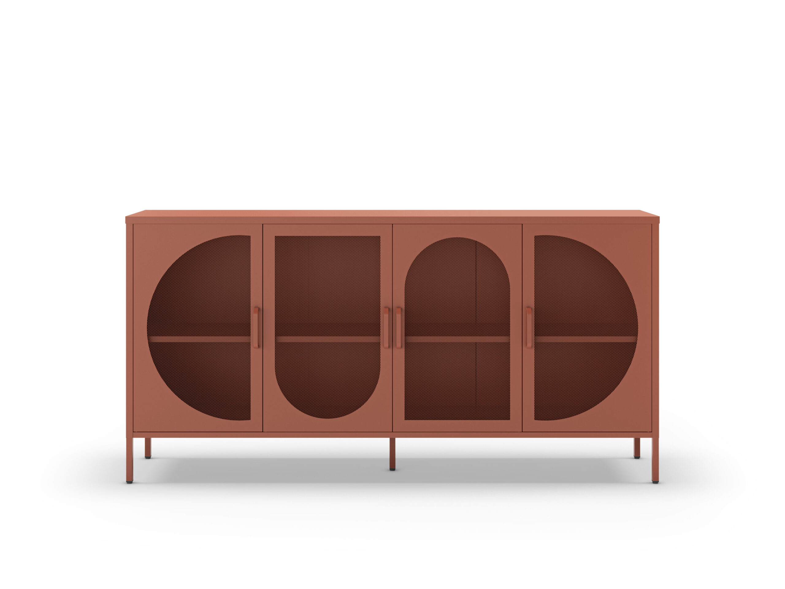 APARADOR TAYRA 4P 160CM TERRACOTA - Imagen 7