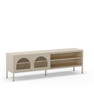 MUEBLE TV DIORA 2P2H 160CM CREMA